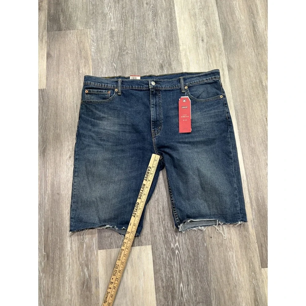 Levis 511 Slim Cutoff‎ Shorts Jorts 42 Medium Wash Denim Jean 11